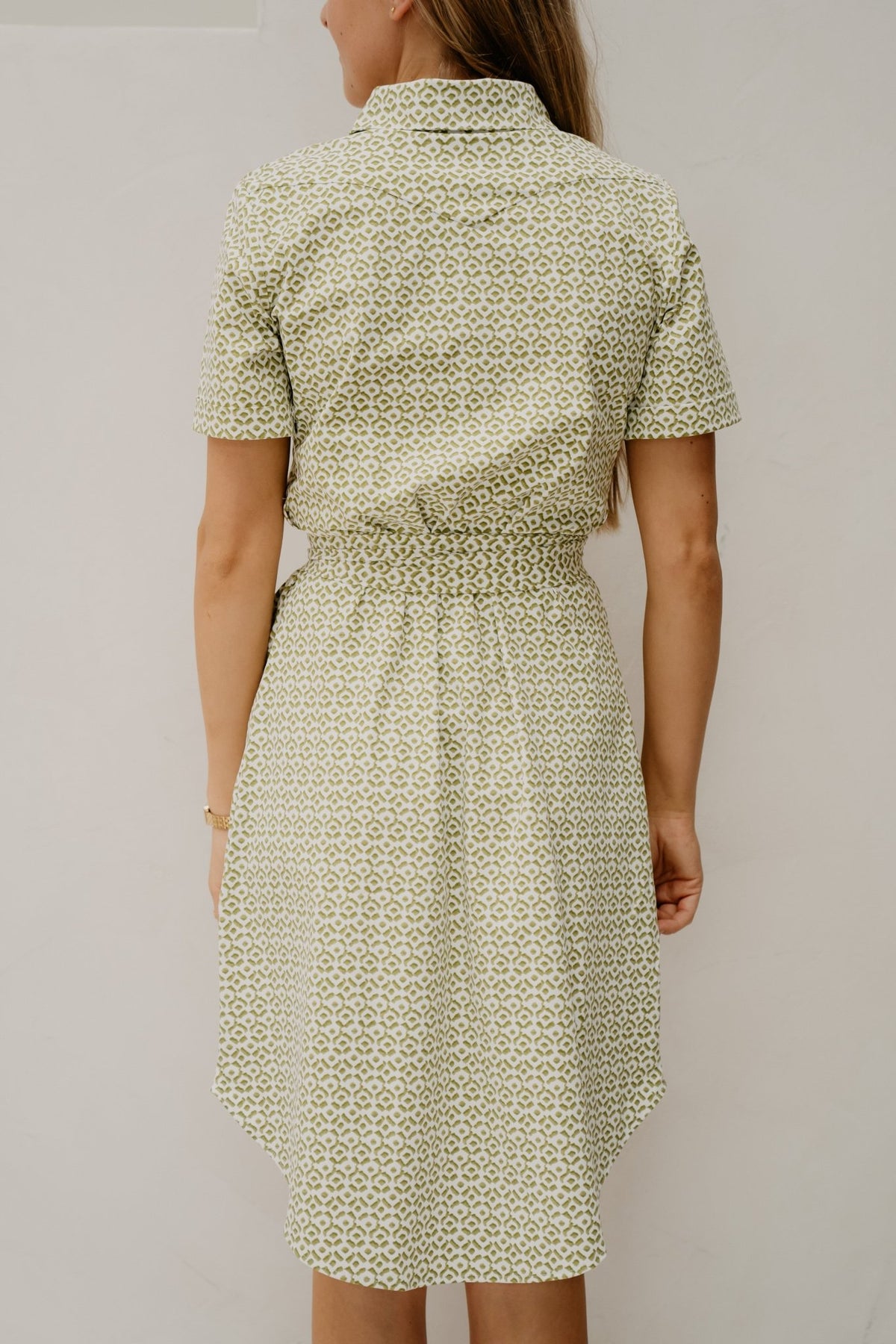 Travel Dress print sweet pea / white - Bij Keesje - Bij Keesje - jurk