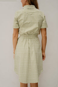 Travel Dress print sweet pea / white - Bij Keesje - Bij Keesje - jurk