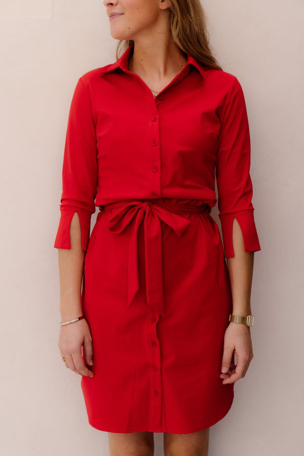 Travel Dress Red - Bij Keesje - Bij Keesje - jurk