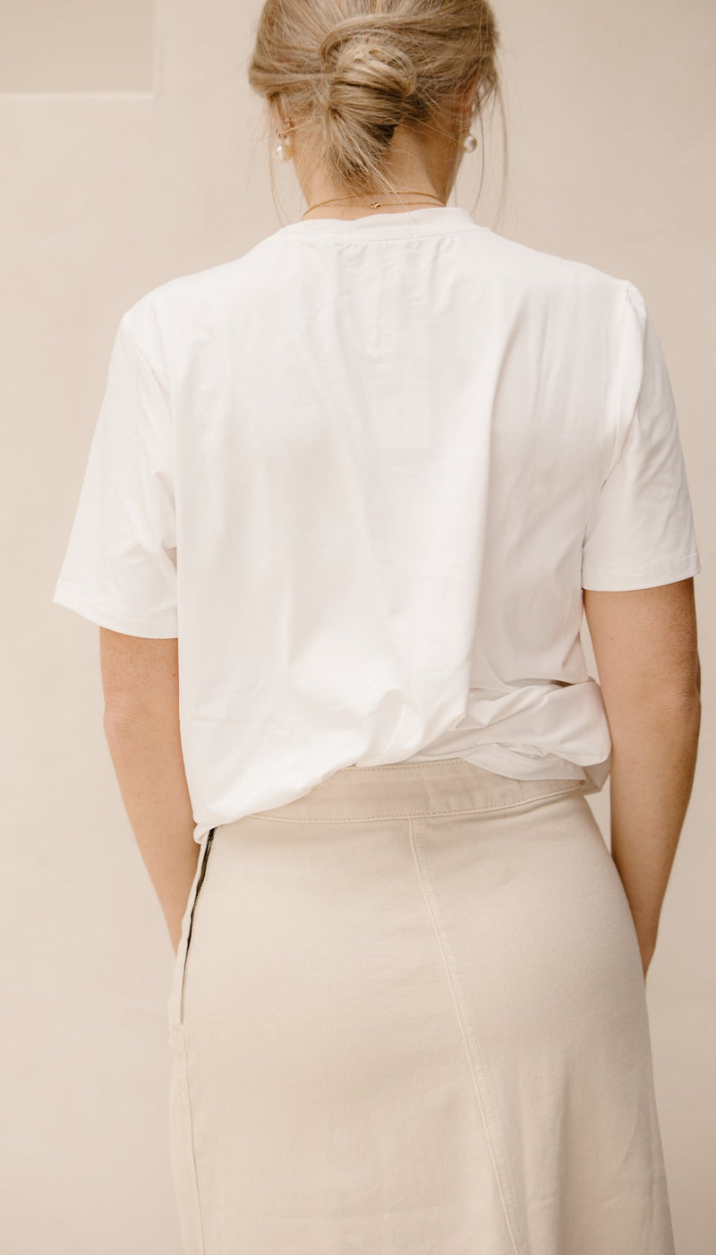 Travel tshirt white - Bij Keesje - Bij Keesje