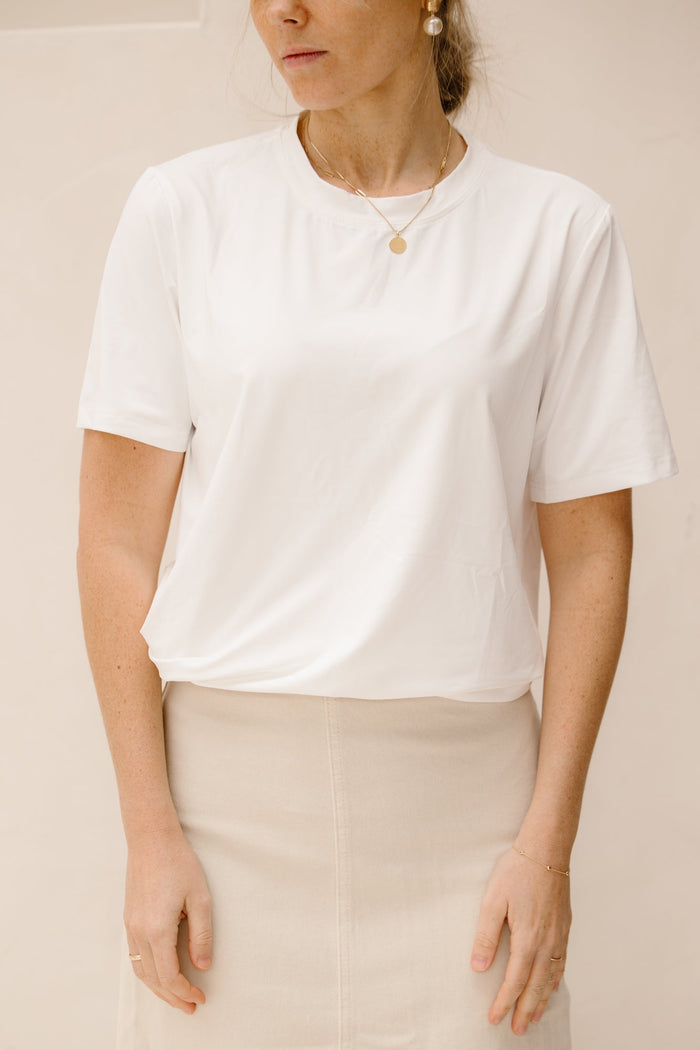 Travel tshirt white - Bij Keesje - Bij Keesje