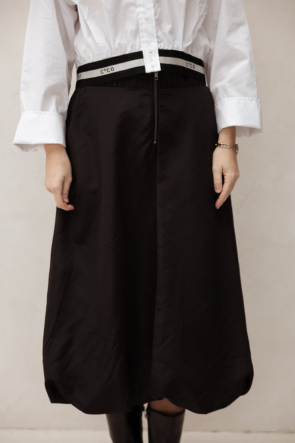 Trice midi balloon skirt black - Bij Keesje - Co'couture