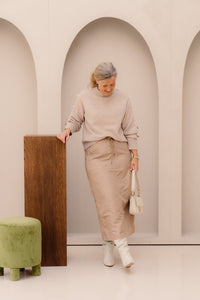 TriceCC Skirt Sand - Bij Keesje - Co'couture - rok
