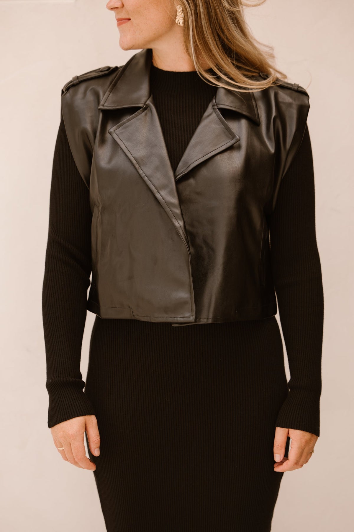 Trude leather gilet black - Bij Keesje - Bij Keesje The Label