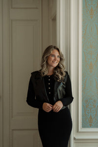 Trude leather gilet black - Bij Keesje - Bij Keesje The Label