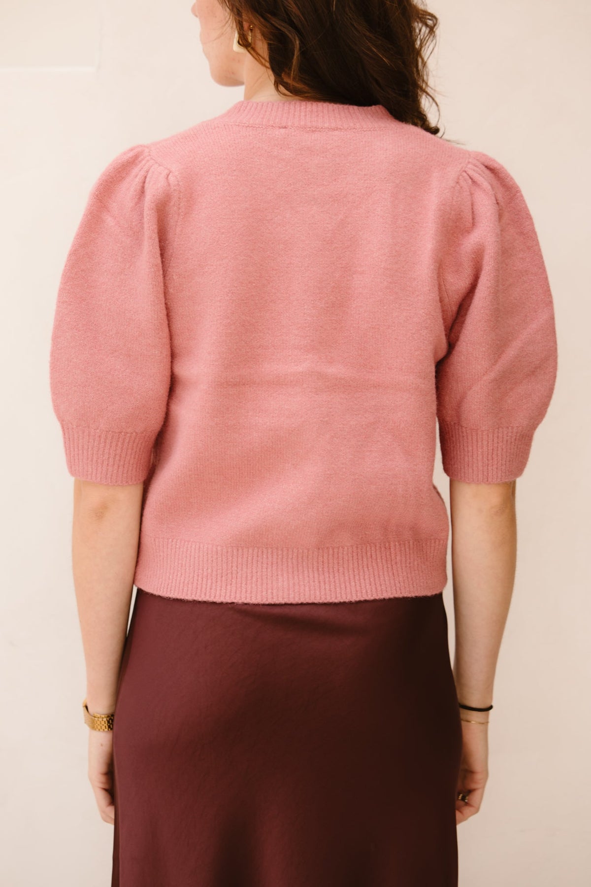 Trudy knit cardigan rose NN - Bij Keesje - Neo Noir