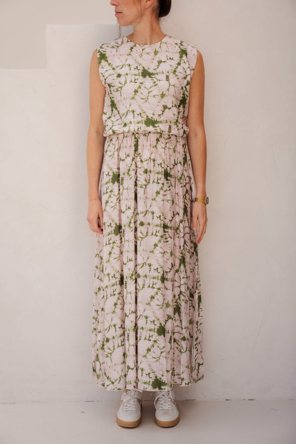 Tweedelig set groen print - Bij Keesje - Bij Keesje - Rok