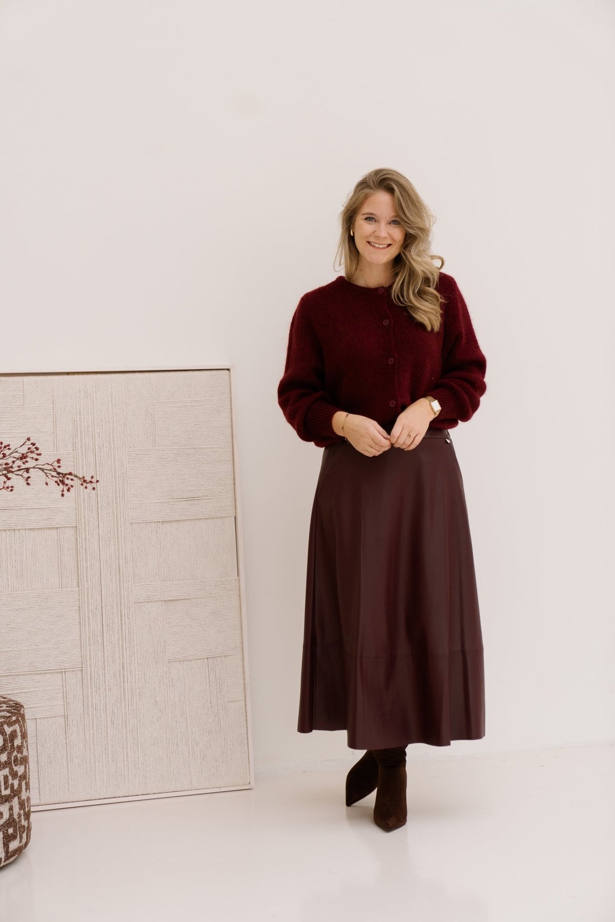 Urbino Gilets bordeaux - Bij Keesje - Amelie & Amelie