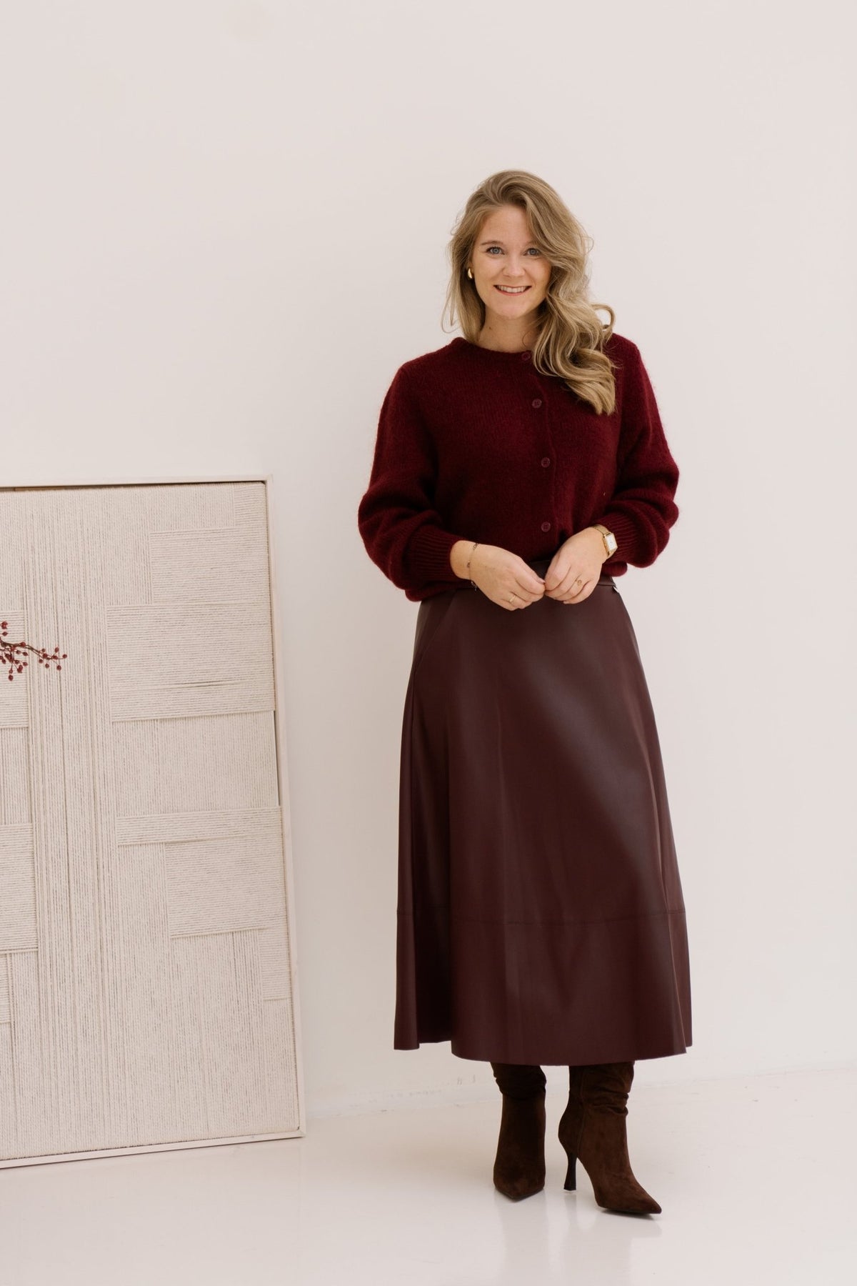 Urbino Gilets bordeaux - Bij Keesje - Amelie & Amelie