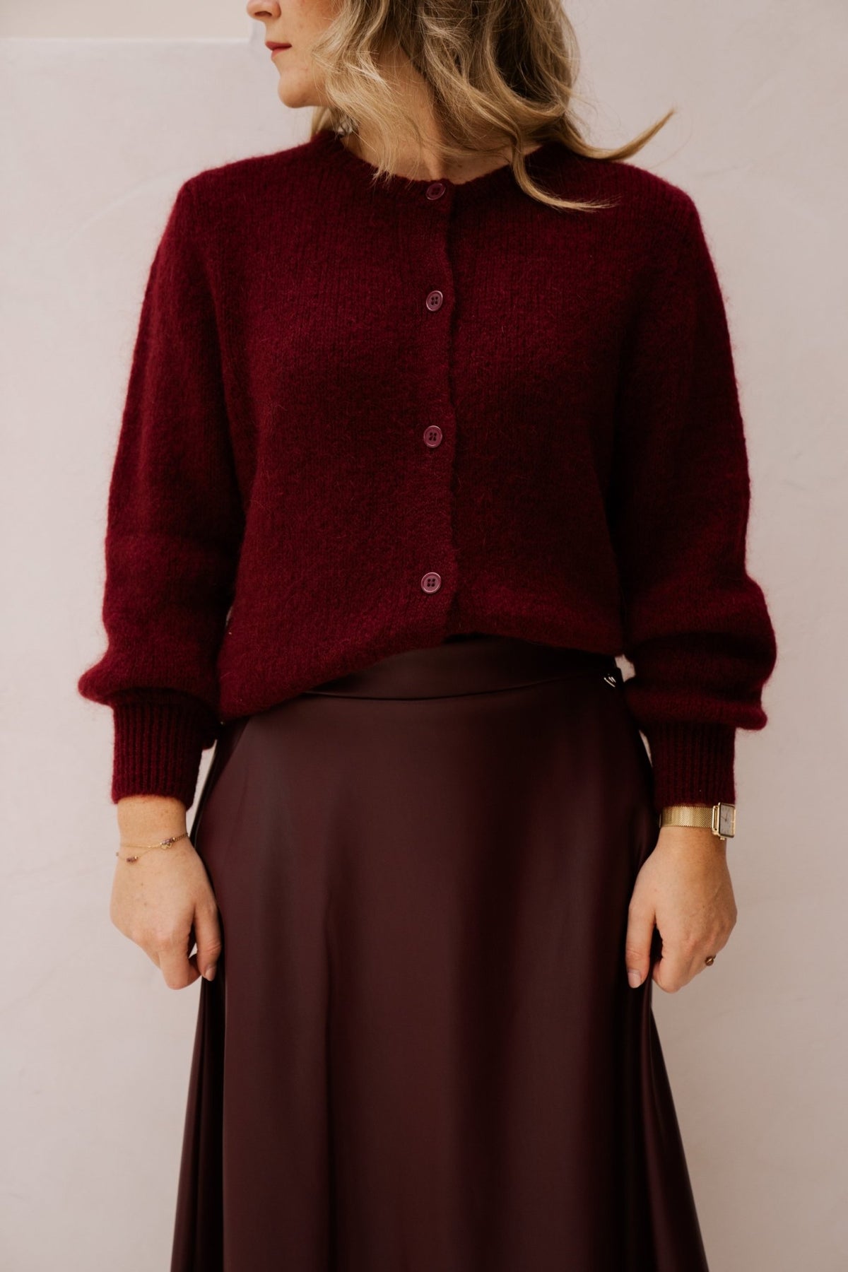 Urbino Gilets bordeaux - Bij Keesje - Amelie & Amelie