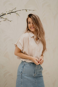 Vajen Blouse Beige - Bij Keesje - Bij Keesje The Label - Blouse