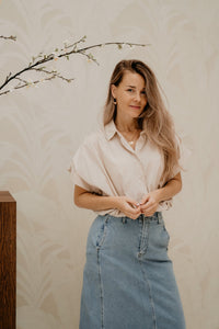Vajen Blouse Beige - Bij Keesje - Bij Keesje The Label - Blouse