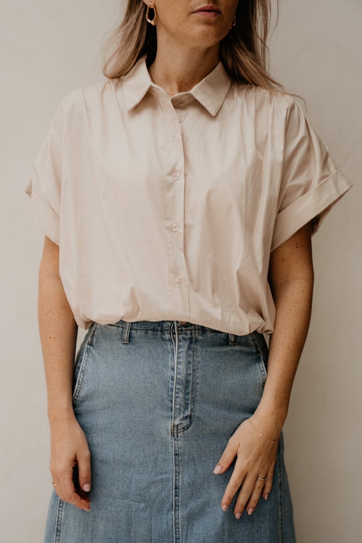 Vajen Blouse Beige - Bij Keesje - Bij Keesje The Label - Blouse