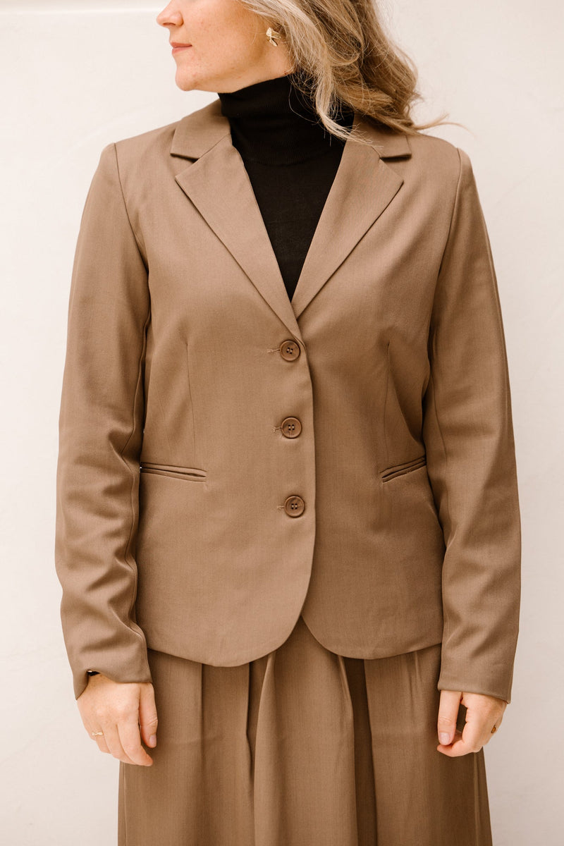 Valentin blazer grey brown - Bij Keesje - G - maxx