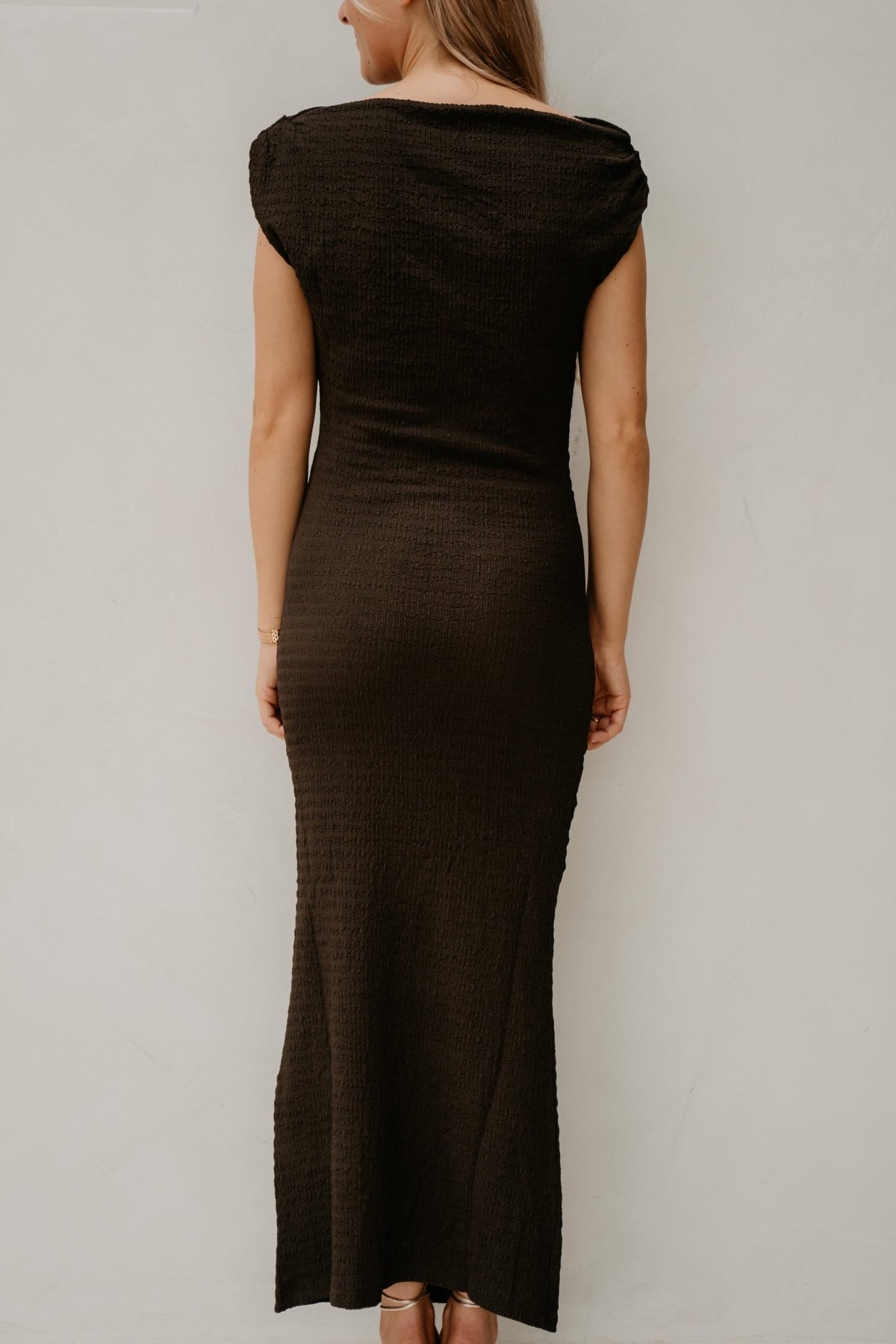 Vanda dress darkbrown - Bij Keesje - Bij Keesje - Jurk