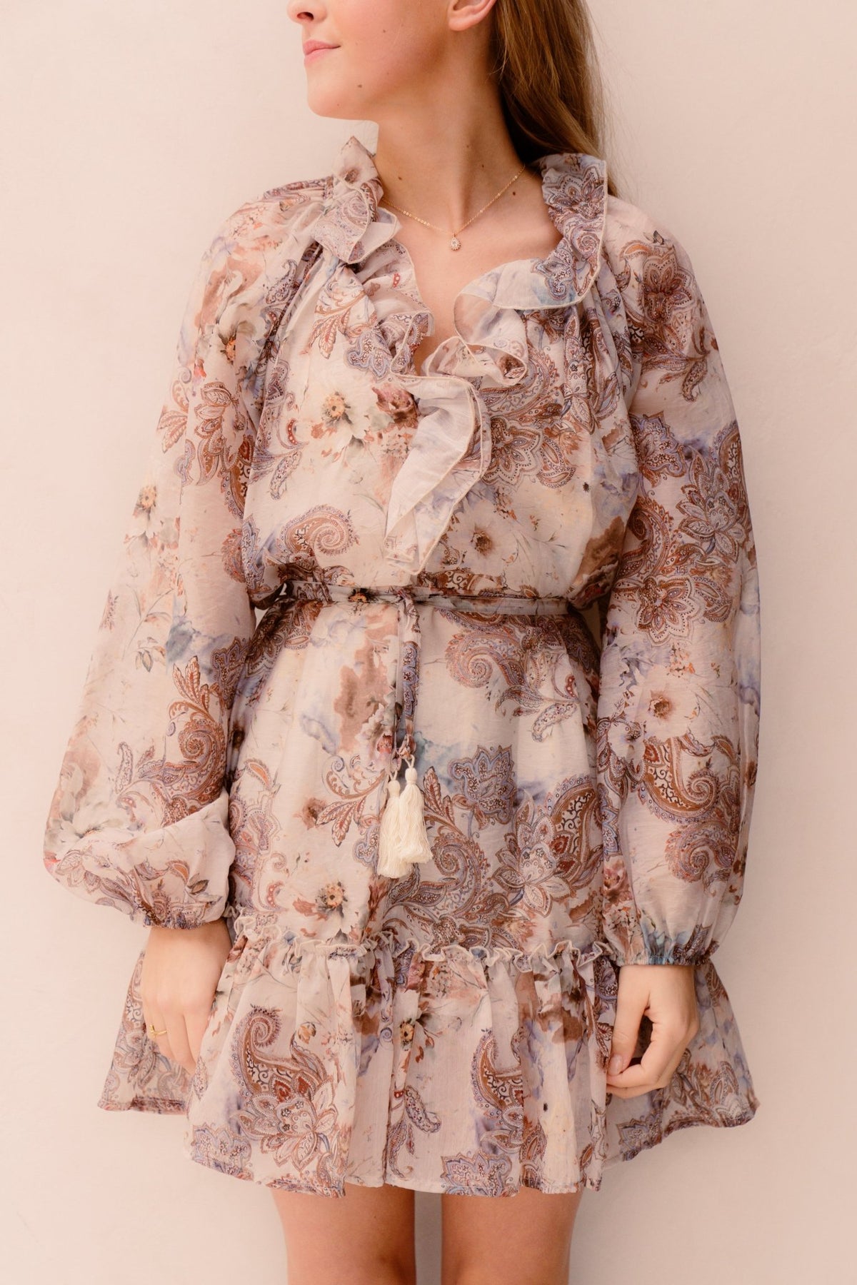 Var. Cielo azzurro abito initro dress - Bij Keesje - Rinascimento - Jurk