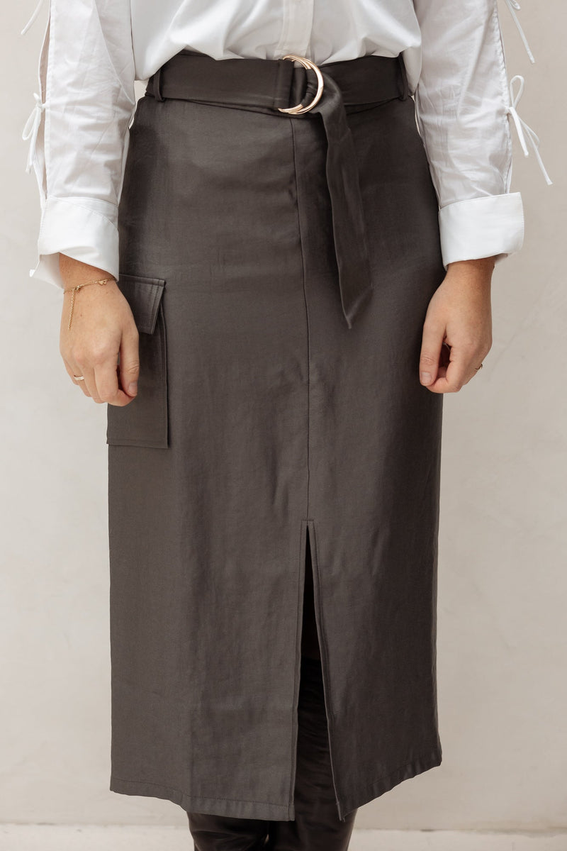 Varya skirt grey - Bij Keesje - Aaiko