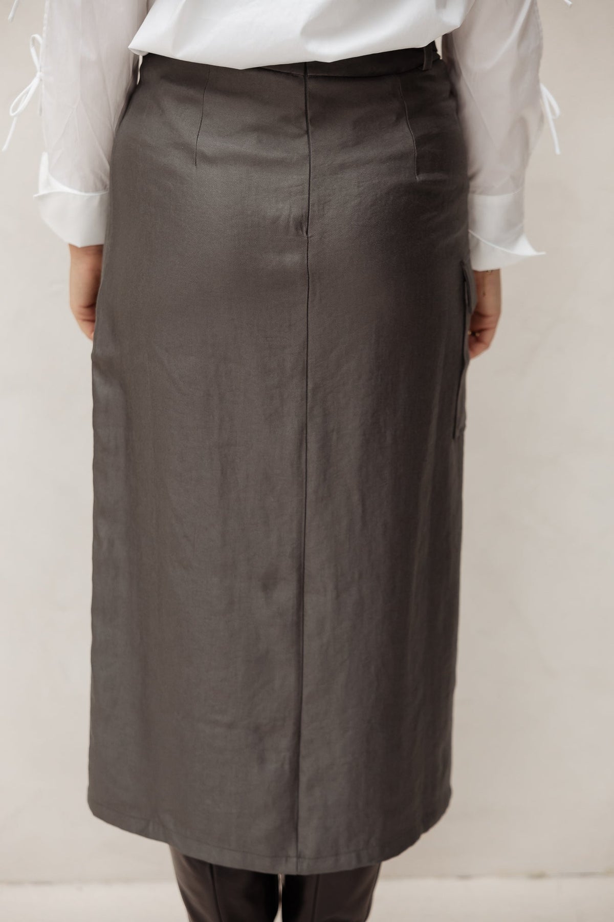 Varya skirt grey - Bij Keesje - Aaiko