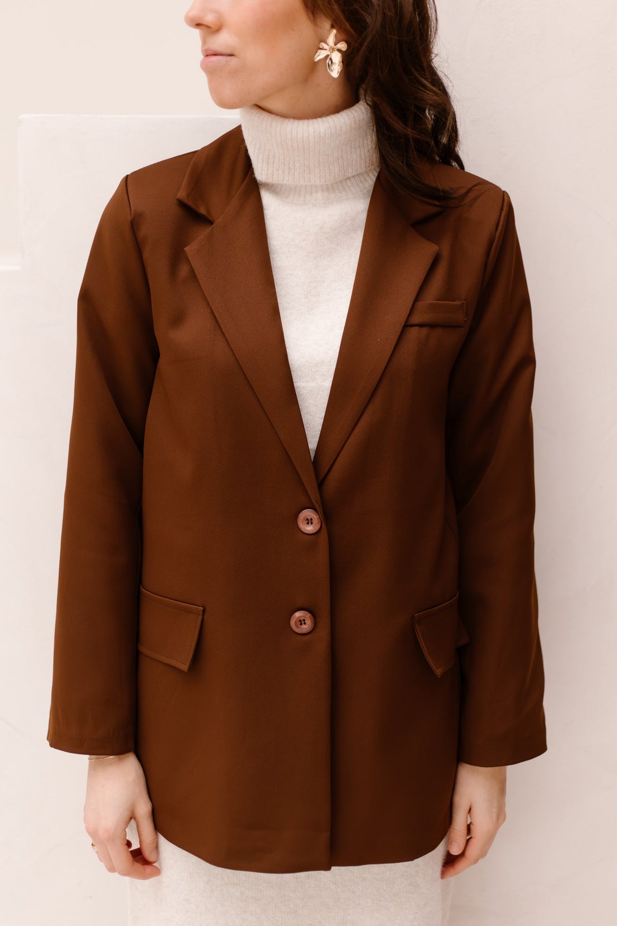 Vaya blazer camel - Bij Keesje - Bij Keesje