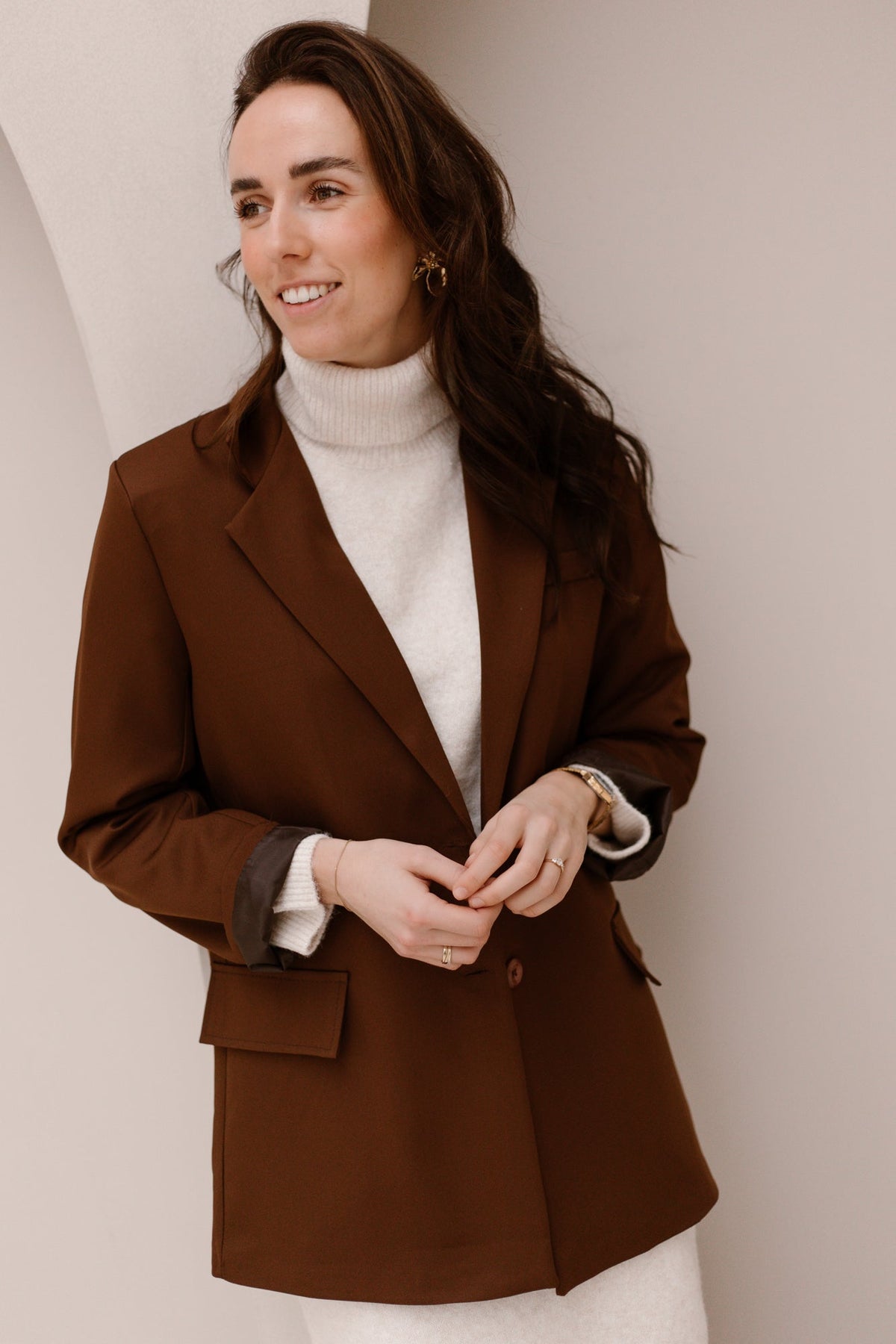 Vaya blazer camel - Bij Keesje - Bij Keesje