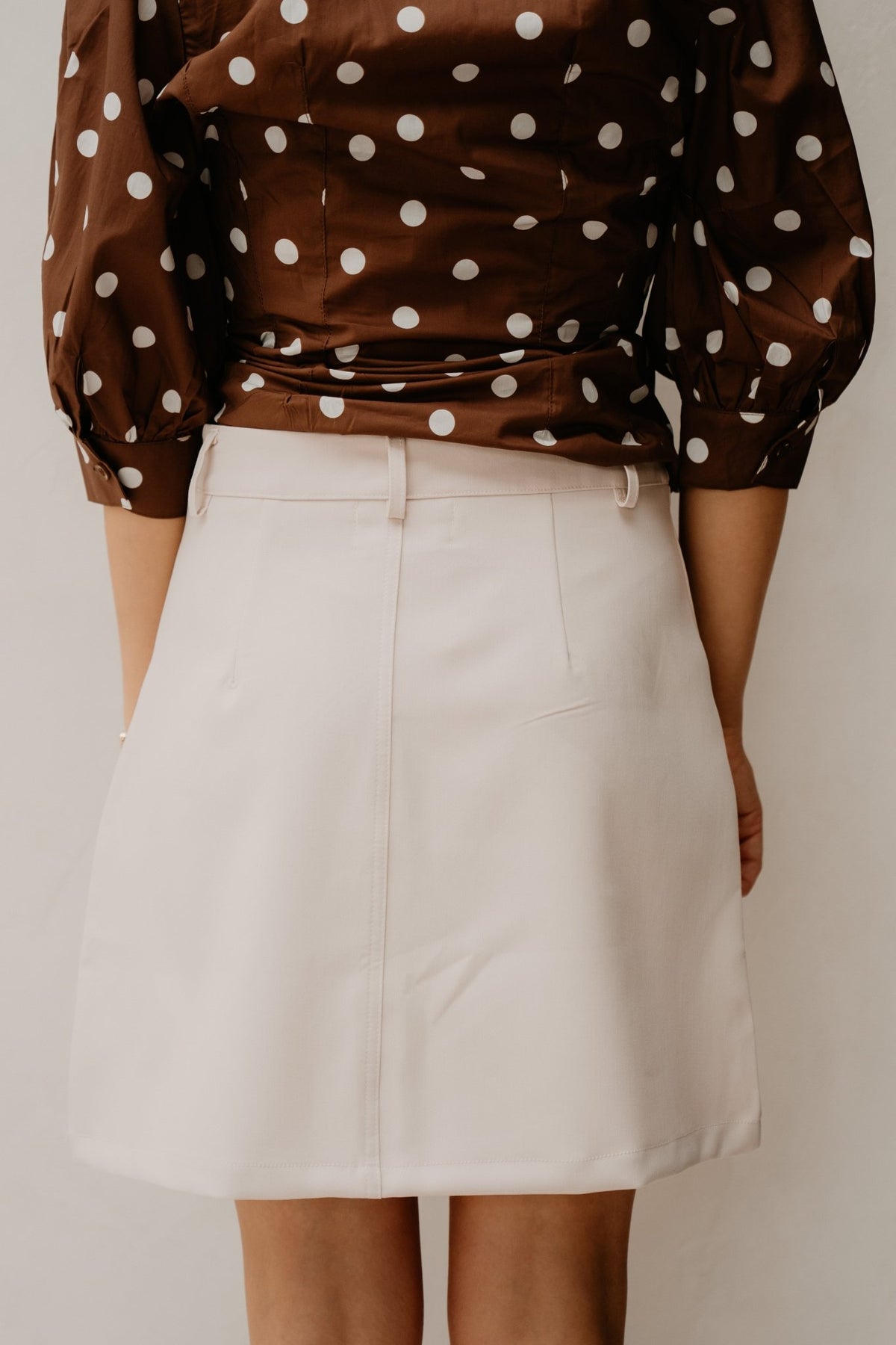 Vaya short skirt beige - Bij Keesje - Bij Keesje - Rok