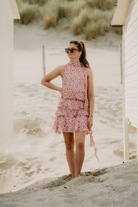 Veda Flower Top Dusty Rose - Bij Keesje - Neo Noir - top
