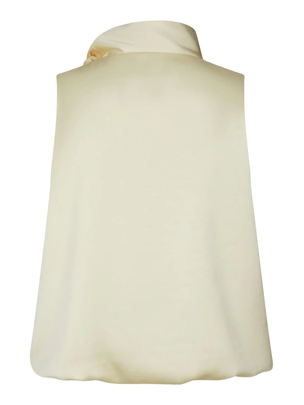 Veda heavy sateen top light yellow - Bij Keesje - Neo Noir - Blouse