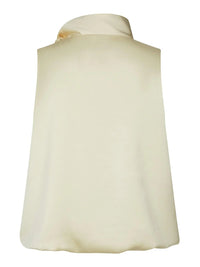 Veda heavy sateen top light yellow - Bij Keesje - Neo Noir - Blouse