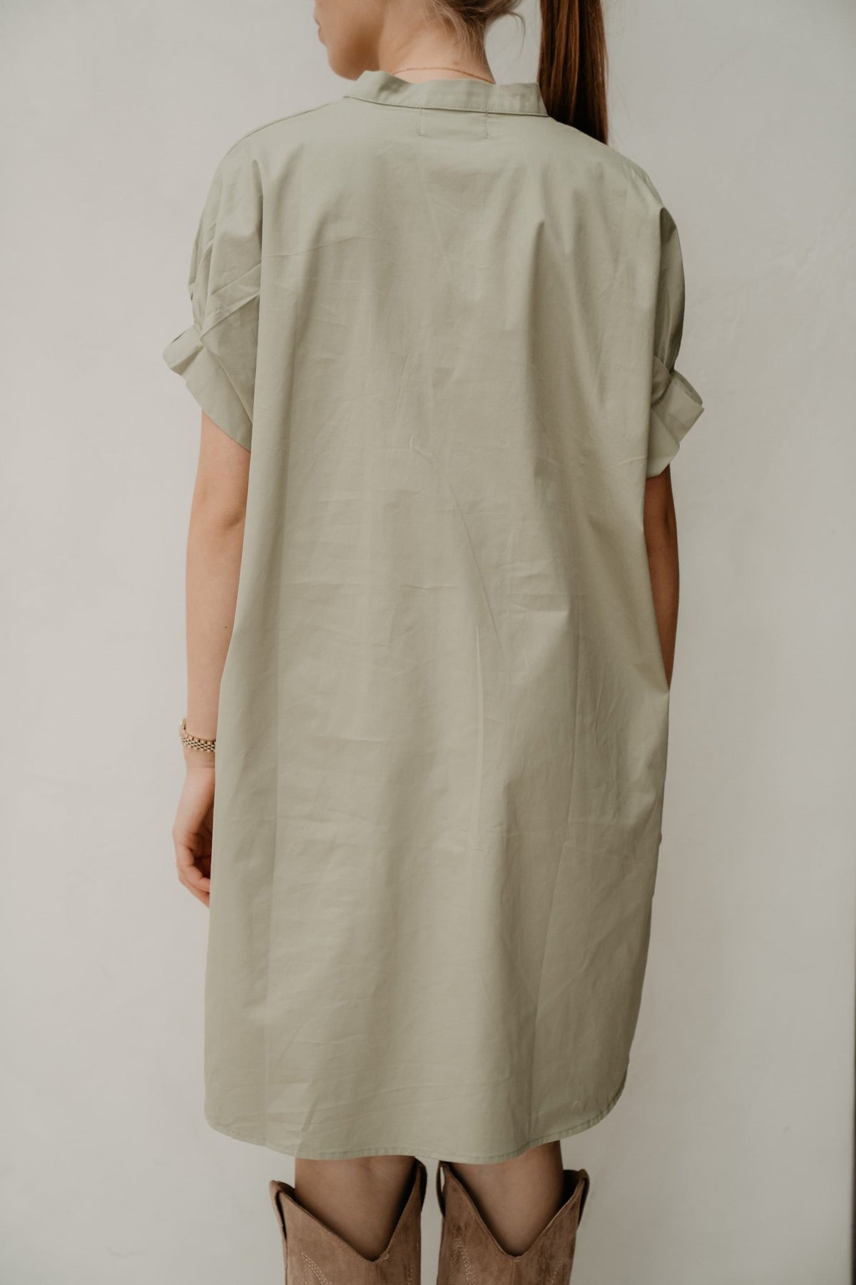 Veerle dress green - Bij Keesje - Bij Keesje - Jurk