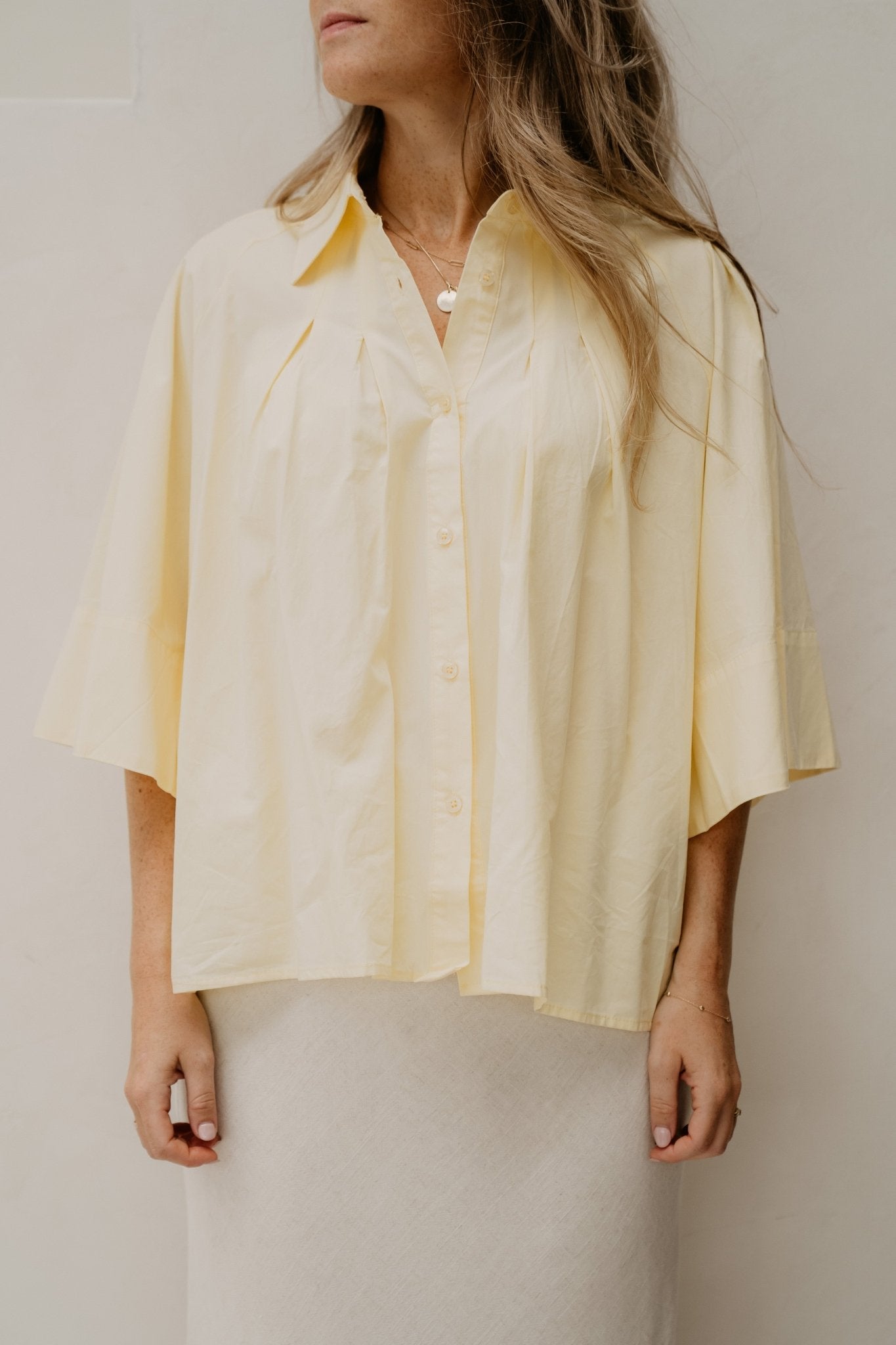 Velien blouse yellow - Bij Keesje - Bij Keesje - Blouse