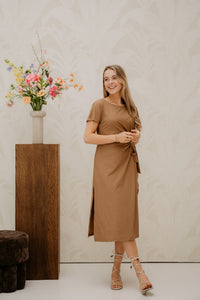 Vendela dress walnut - Bij Keesje - G - maxx - jurk