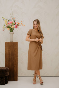Vendela dress walnut - Bij Keesje - G - maxx - jurk