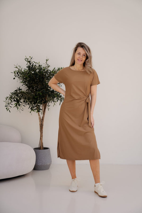 Vendela dress walnut - Bij Keesje - G - maxx - jurk