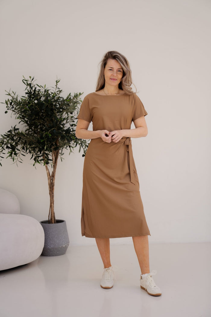 Vendela dress walnut - Bij Keesje - G - maxx - jurk