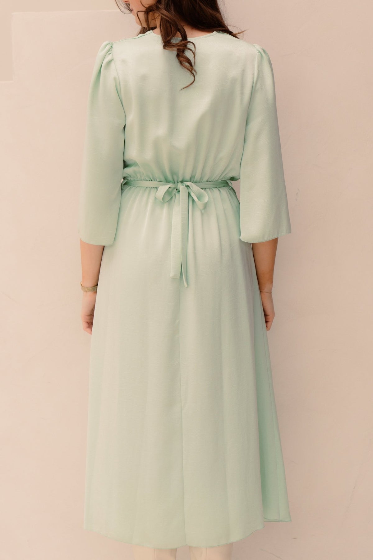 Verde Menta green mint abito initro dress - Bij Keesje - Rinascimento - Jurk
