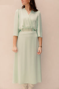 Verde Menta green mint abito initro dress - Bij Keesje - Rinascimento - Jurk