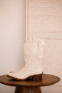 Verona Cowboyboot Beige - Bij Keesje - Bij Keesje