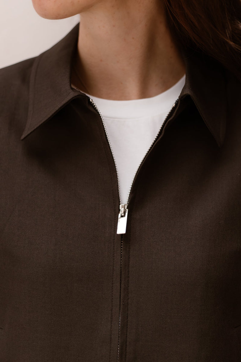 Vianney structure jacket grey - Bij Keesje - Neo Noir