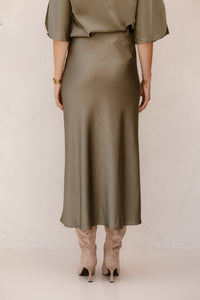 Vicky heavy sateen cold army - Bij Keesje - Neo Noir