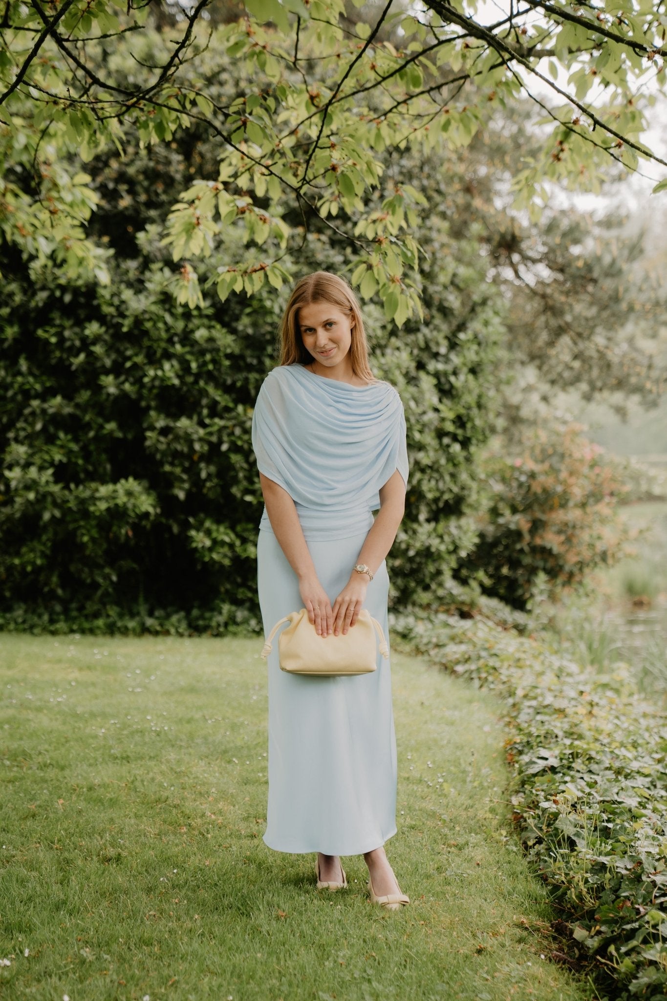 Vicky heavy sateen light blue - Bij Keesje - Neo Noir - rok