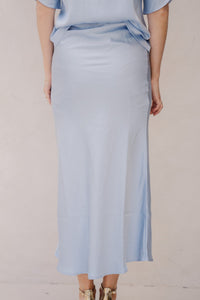 Vicky heavy sateen light blue - Bij Keesje - Neo Noir - rok