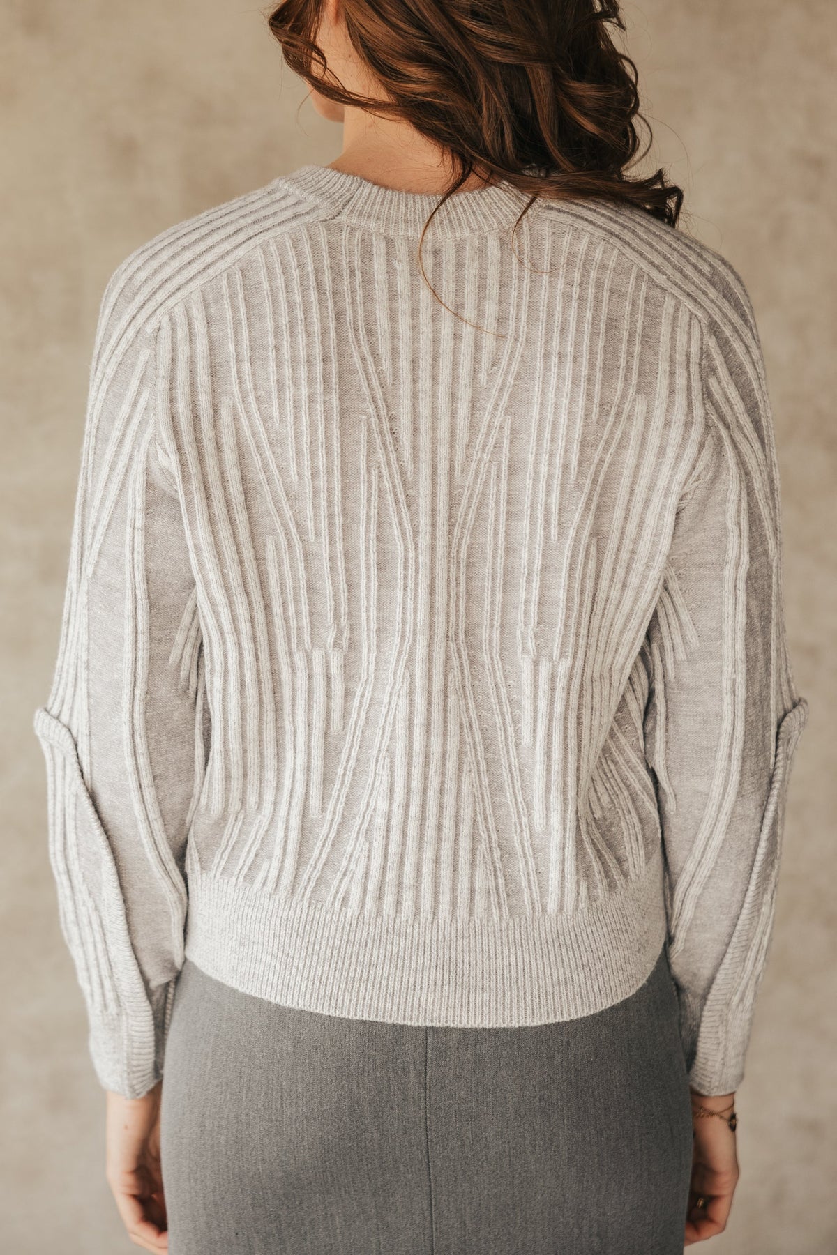 Victoria sweater grey - Bij Keesje