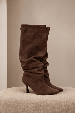 Vietnam Heelboot Darkbrown - Bij Keesje - Bij Keesje - Schoenen