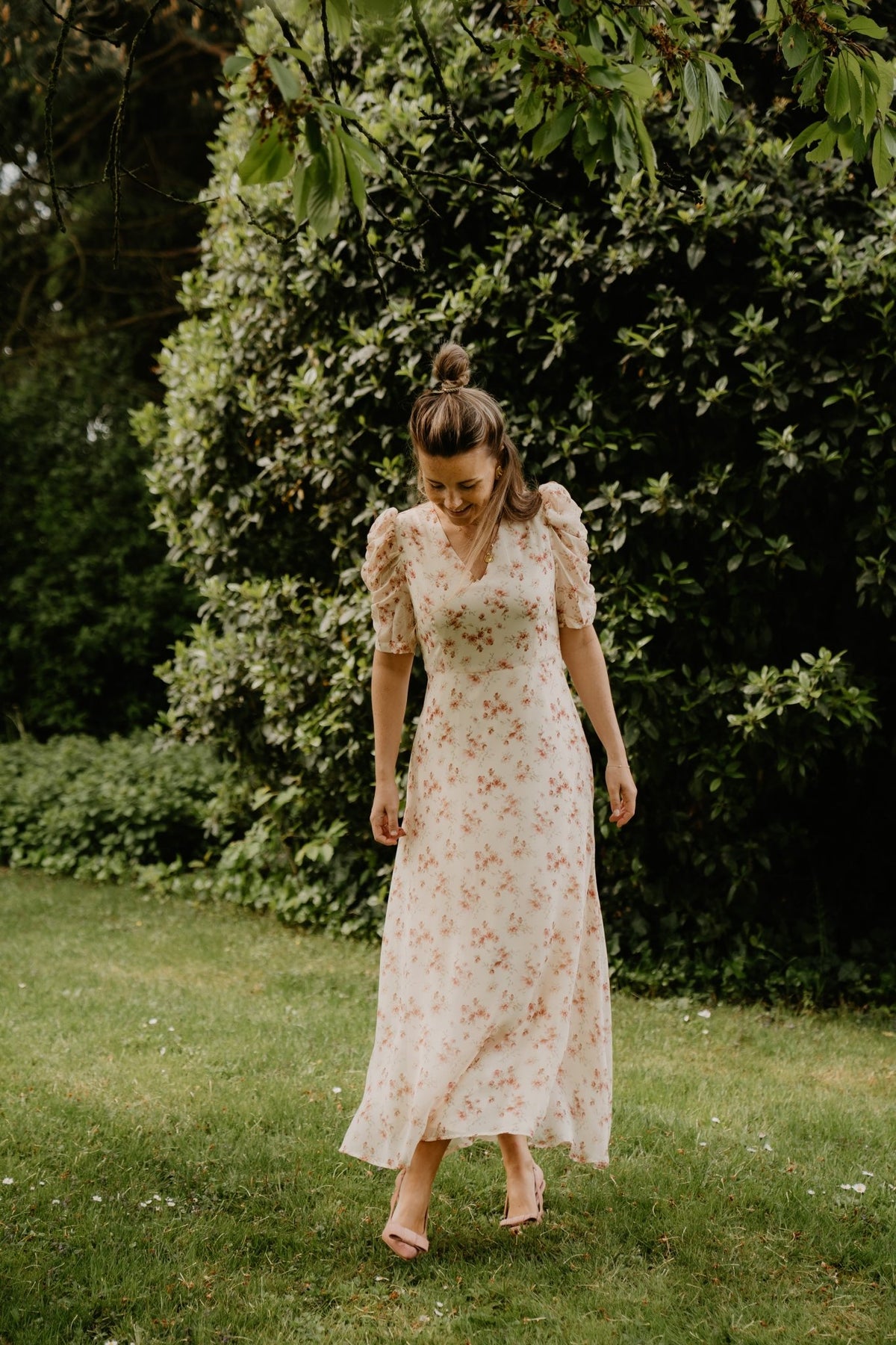 Vira floral dress creme - Bij Keesje - Neo Noir - Jurk