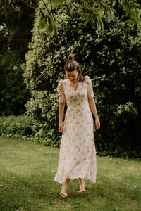 Vira floral dress creme - Bij Keesje - Neo Noir - Jurk