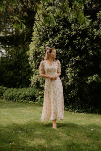 Vira floral dress creme - Bij Keesje - Neo Noir - Jurk