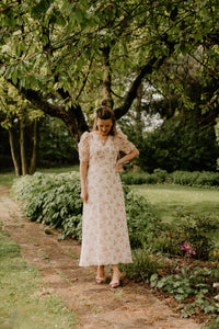 Vira floral dress creme - Bij Keesje - Neo Noir - Jurk