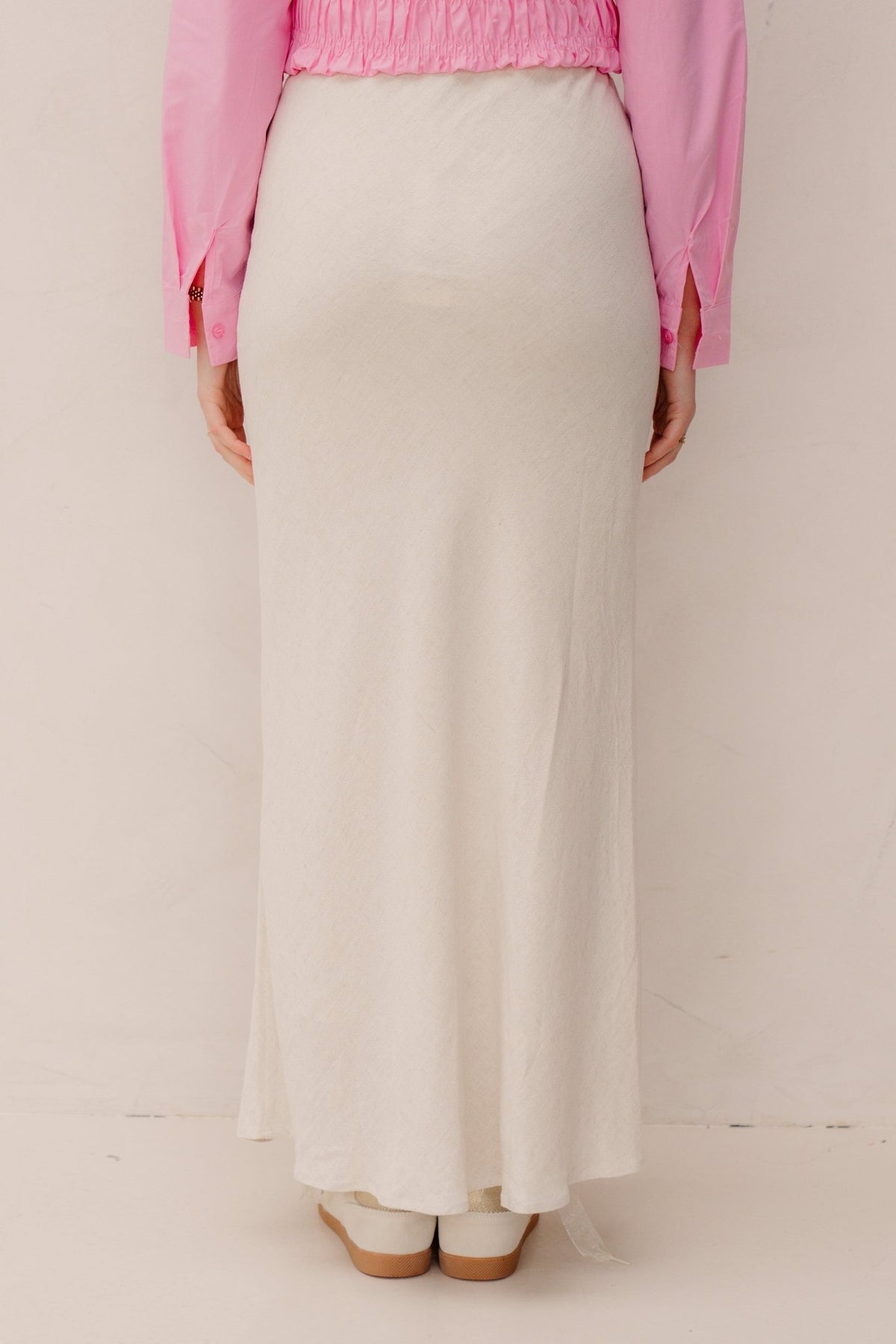 Viso linen skirt natural - Bij Keesje - Neo Noir - rok