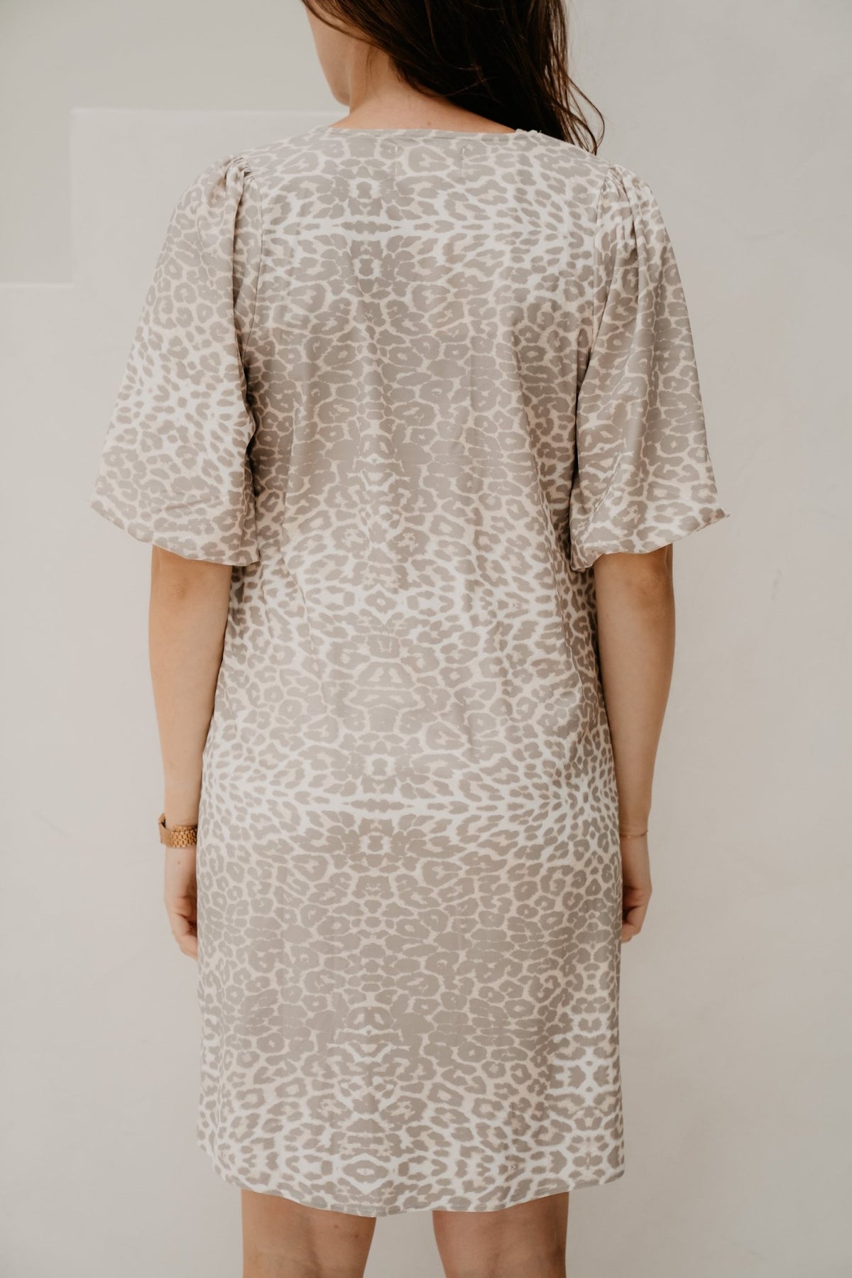 Vivé traveldress leopard - Bij Keesje - Bij Keesje - Jurk