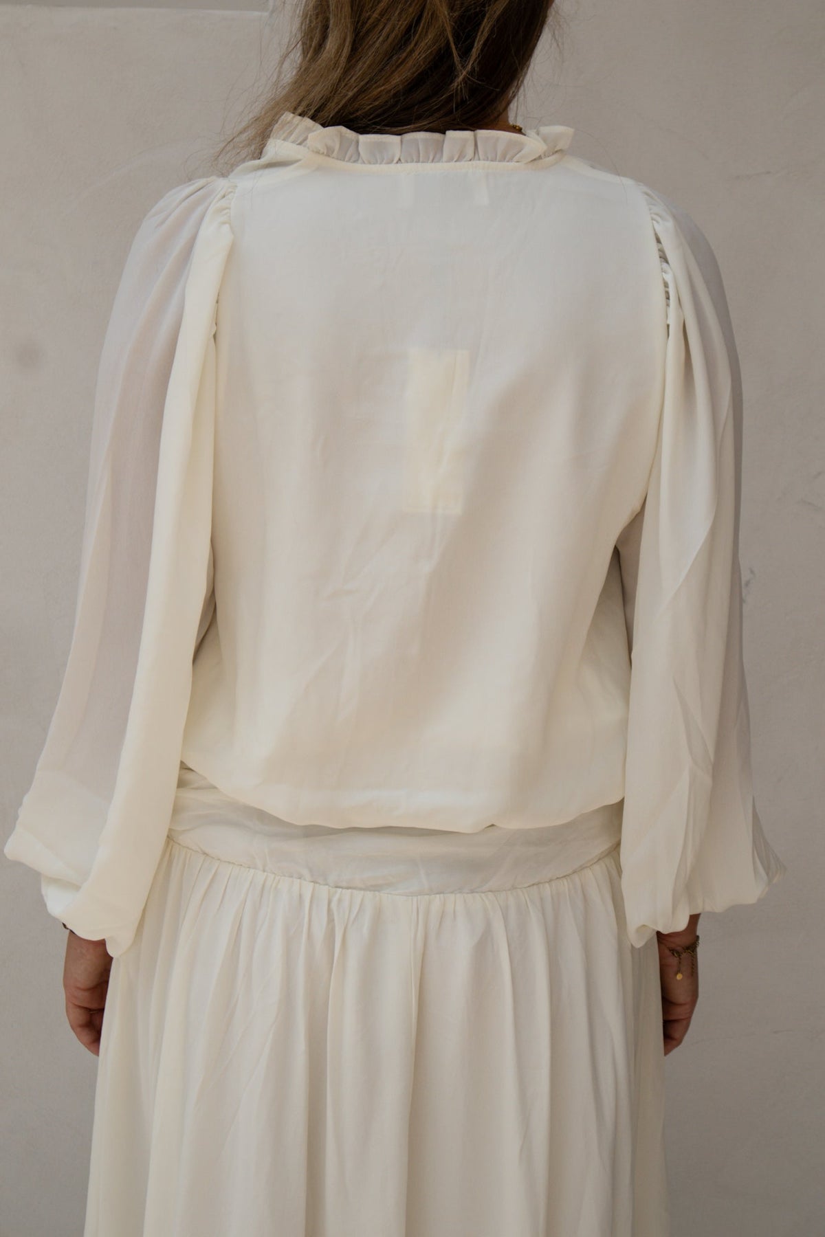 Vivette Woven Blouse Off White - Bij Keesje - Neo Noir - Blouse